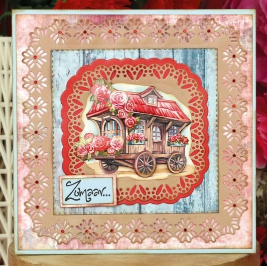 Yvonne Creations Stanzschablone - Rose Frame YCD10353