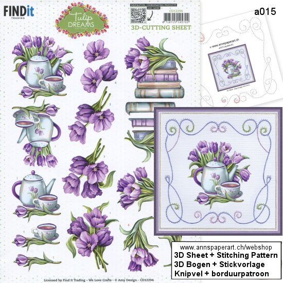 a015 Stitching pattern + 3D Sheet CD12294