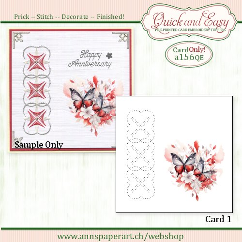 a156 Quick and Easy Card ONLY (1) (Instructions not included) - Click Image to Close