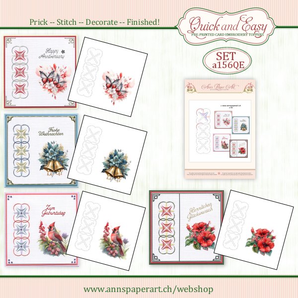 a156 Quick and Easy XL-SET (4 Cards)