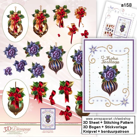 a158 Stitching pattern + FREE 3D Sheet APA3D028