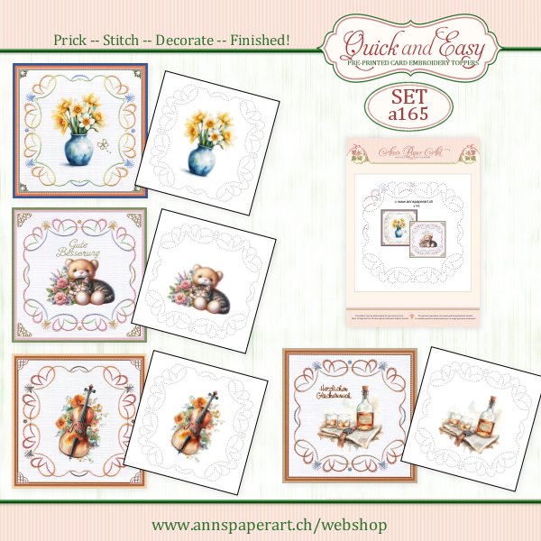 a165 Quick and Easy XL-SET (4 Karten)