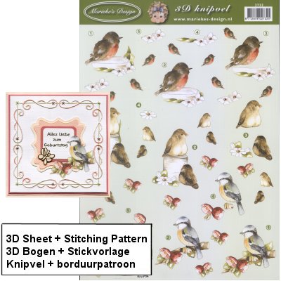 a2032_hj57 Stitching pattern +3D sheet Marieke D. 2732