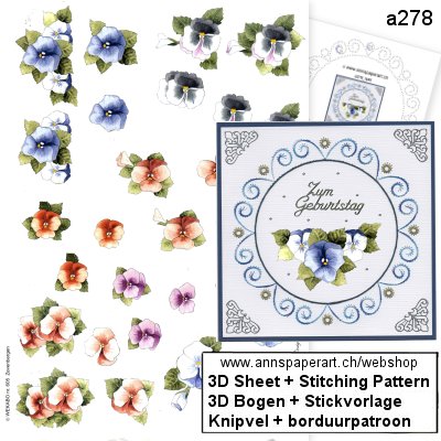 a278_hj40 Stitching pattern & 3D Sheet Wekabo 605