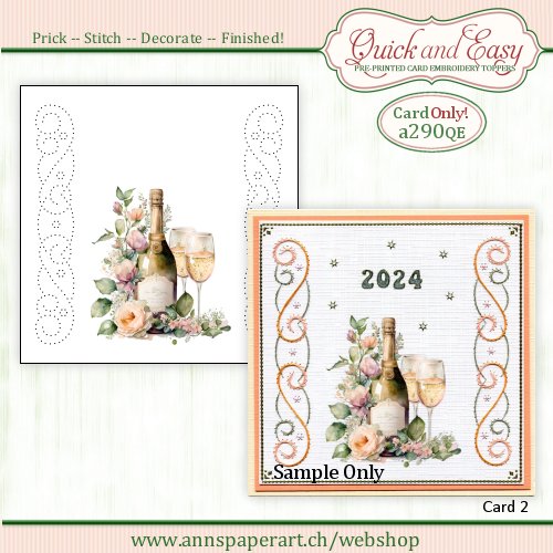 a290 Quick and Easy Card ONLY (2) (Without Instructions)