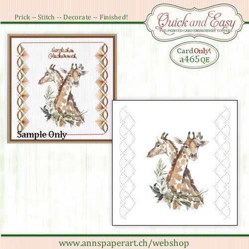 a465 Quick and Easy Card ONLY (1) (Instructions not included)