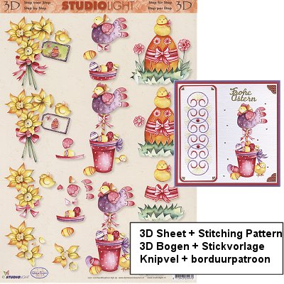 a478 Stitching pattern + 3D Sheet STG393 - Click Image to Close