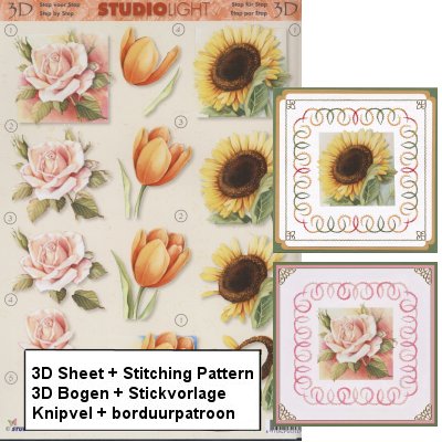 a483 Stickvorlage & 3D Bogen Studiolight STSL272