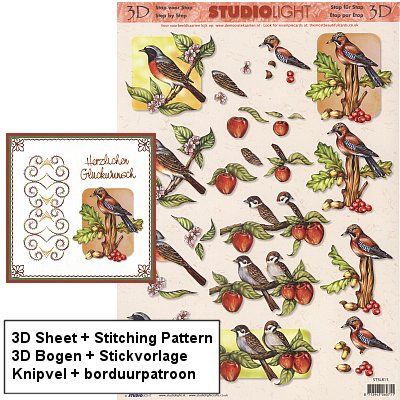 a490 3D sheet & Stitching pattern