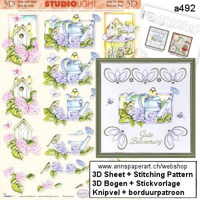 a492 Stickvorlage & 3D Bogen Studiolight STG620