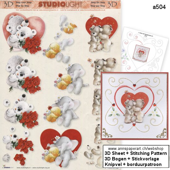 a504 Stitching pattern + 3D Sheet Studiolight STSL582