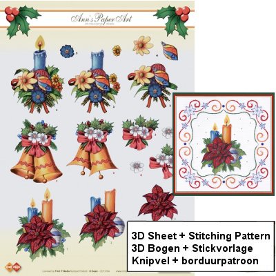 a636 Stickvorlage + 3D Bogen CD10164