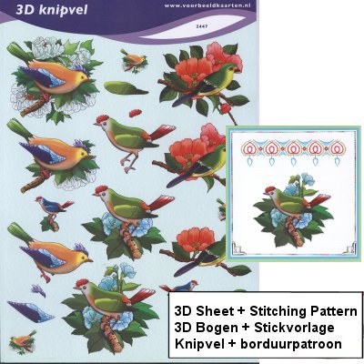 a644 Stitching pattern + 3D Sheet 2447