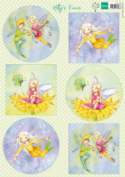 MD Cutting Sheet Hetty's fairies HK1706